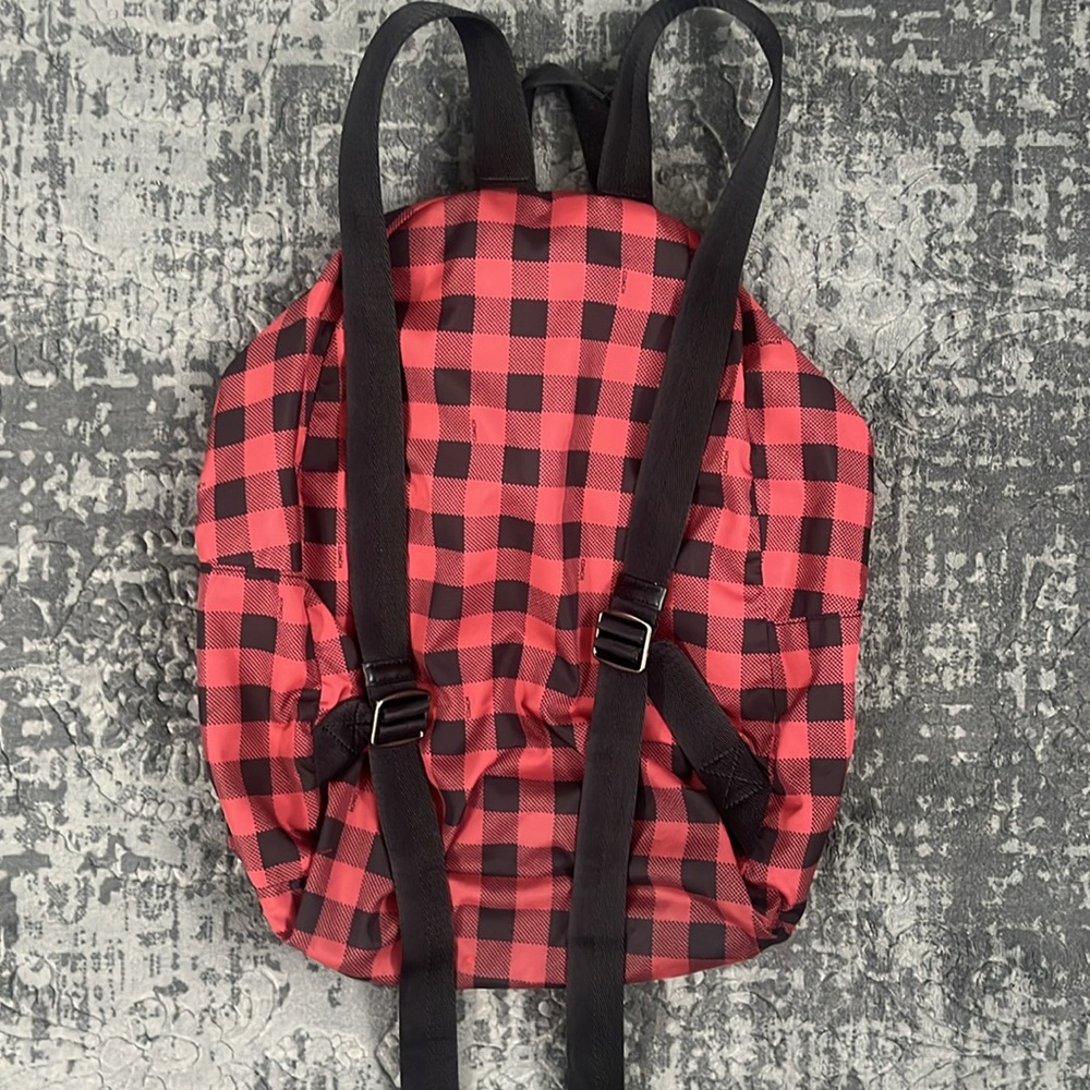 Packable Backpack With Gingham Print Coach - image 7
